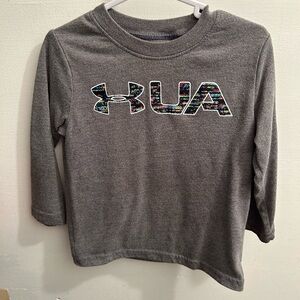 Under Armour Toddler Gray Long Sleeve Shirt